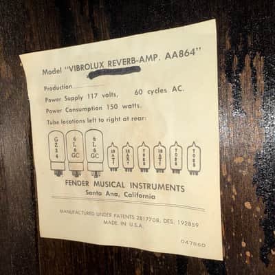Fender Deluxe Vibrolux Reverb 1968/69 image 13