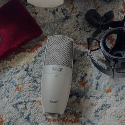 Shure KSM27 Large Diaphragm Cardioid Condenser Microphone 2000s - Champagne image 4