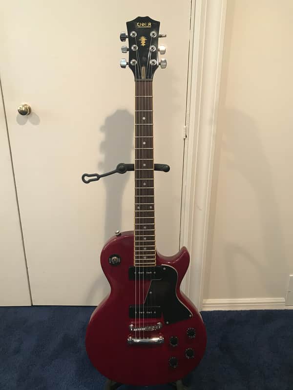 Hohner 1995 L60 (Les Paul Special) Wine Red Stain image 1