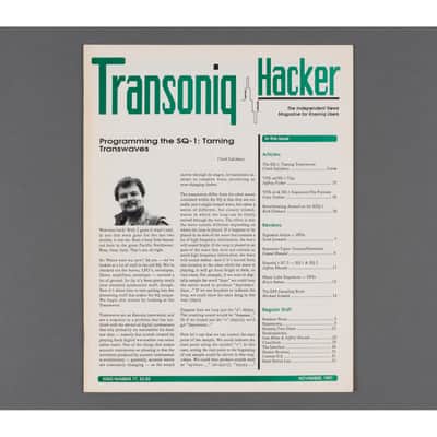 Transoniq Hacker Ensoniq User's Newsletter Issue #77