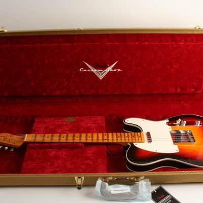 Fender Custom Shop '59 Telecaster Custom Relic Maple Neck Wide Fade Chocolate 3-Colour Sunburst CZ568968 image 10