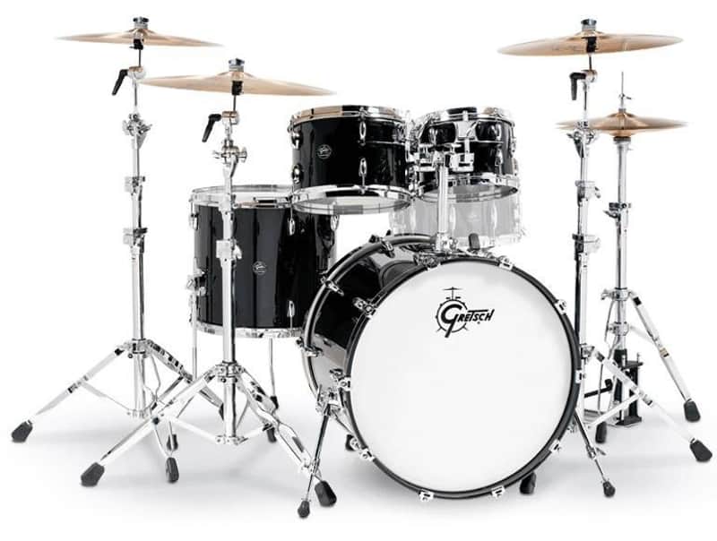 Gretsch Renown 4-Piece Drum Shell Pack - 22" Bass (Piano Black) image 1