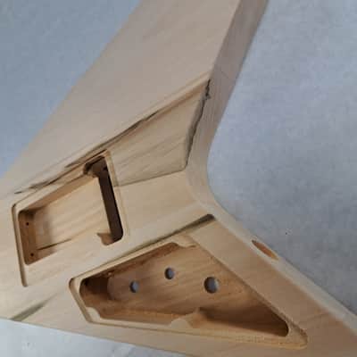Unfinished Basswood HxH Proline V body trem fits Ibanez (tm) RG and Jem Necks J2423 image 6