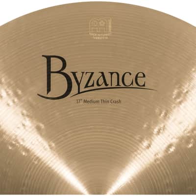 Meinl Byzance Medium Thin Crash 17" B17MTC, Traditional Finish - Crash Cymbal image 2