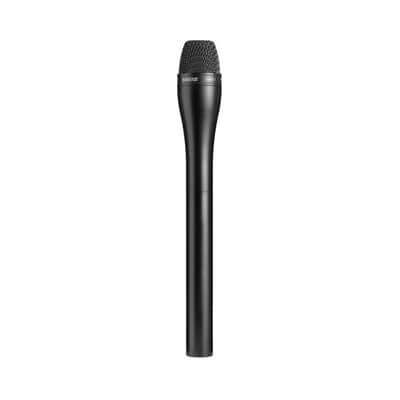 Shure SM63-LB Omni-Directional Dynamic Handheld Wired Microphone with Extended Handle, Black Finish image 2