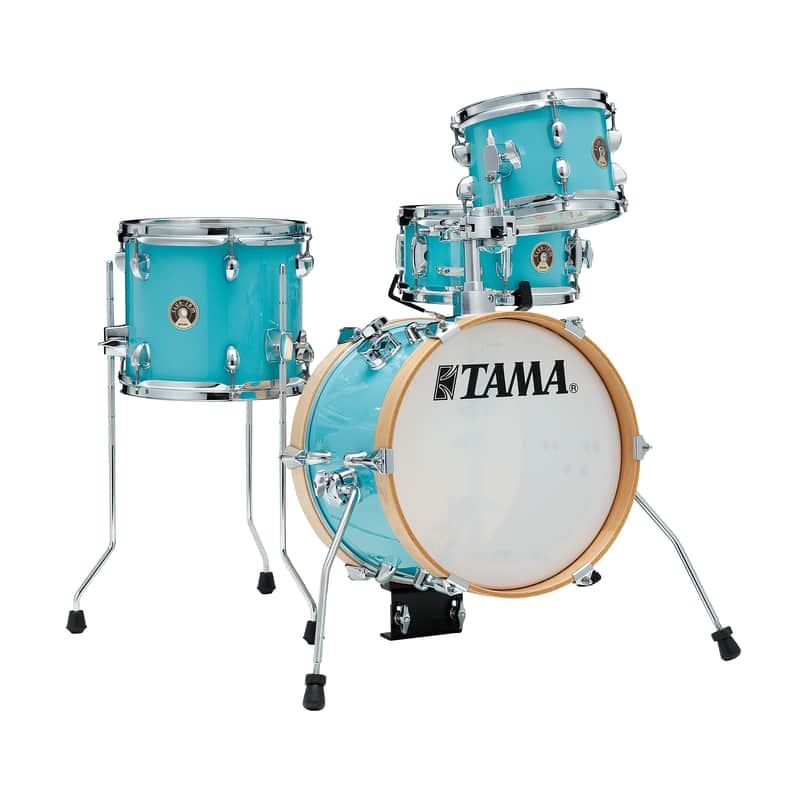 Tama Club-JAM Flyer 4-Piece Shell Pack w/14" Bass Drum - Aqua Blue image 1