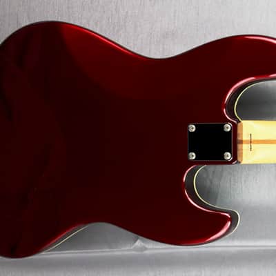 Fender Jazz Bass Aerodyne AJB-Deluxe LH 2008 - OCR Old Candy Apple Red - Left Hand JAPAN import image 5