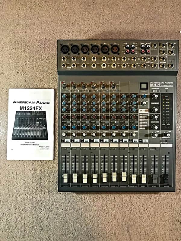 American Audio M1224FX 12 channel mixing console image 1