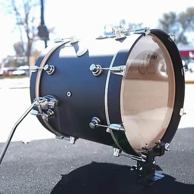 DW Design Series 14"x18" - BOP Bass Drum Satin Black Maple Shell | 18" Kick Drum (2025) image 3