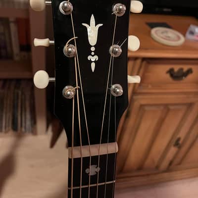AMI SLM SG-00 E Solid Adirondack & African Mahogany K&K Pickup w/Case image 3