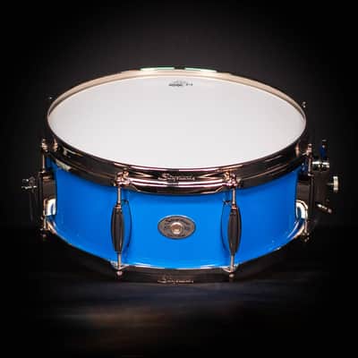Slingerland 14" x 5.5" Studio King Snare Drum, Lunar Blue, Nickel Hardware image 2