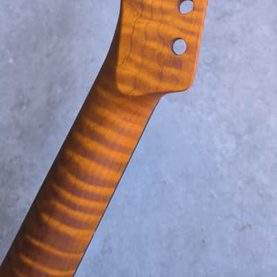 Roasted Flamed Maple Neck Rosewood fingerboard - 22 Frets image 2