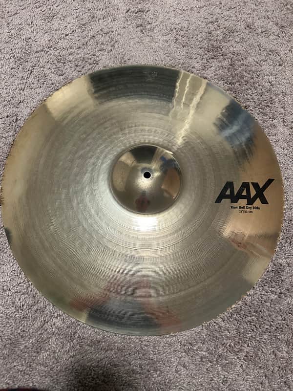 Sabian 21 inch AAX Raw Bell Dry Ride Cymbal NEW image 1