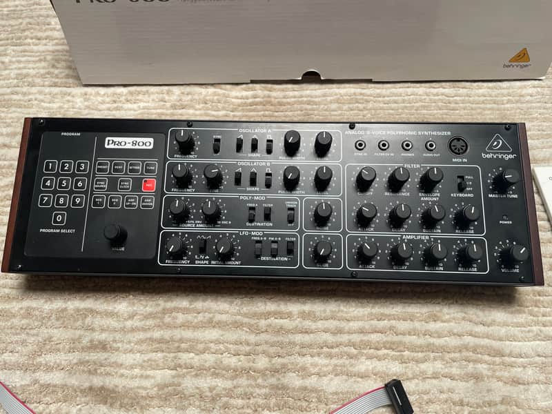 Behringer Pro-800 Desktop 8-Voice Synthesizer 2023 - Present - Black image 1
