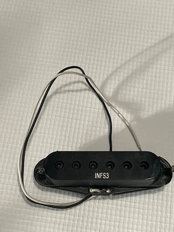2004 Korean Ibanez RG370DX RG Series INFS3 Black Middle Single Coil Guitar Pickup 6.28k image 1