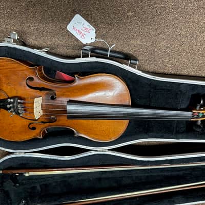 Used Ägidius Sebastian Klotz Fecit Mittenwald Vintage 4/4 full size Violin w/ hard case w/ Pickup image 2