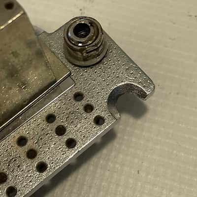 1980's Era Kramer Guitars German Made Original Floyd Rose Chrome Tremolo Bridge Base Plate Frame image 8