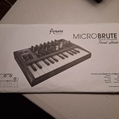 Arturia Microbrute preset sheets
