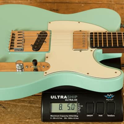 Schecter USA Custom Shop Nick Johnston PT S/H Wembley - Maccasar Ebony - Atomic Green Aged Nitro image 9