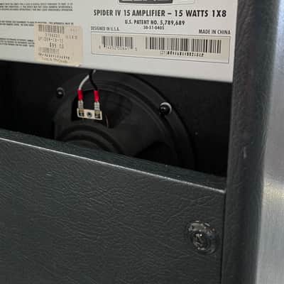 Line 6 Spider IV 15 15-Watt 1x8" Digital Modeling Guitar Practice Amp 2009 - 2016 - Black image 8
