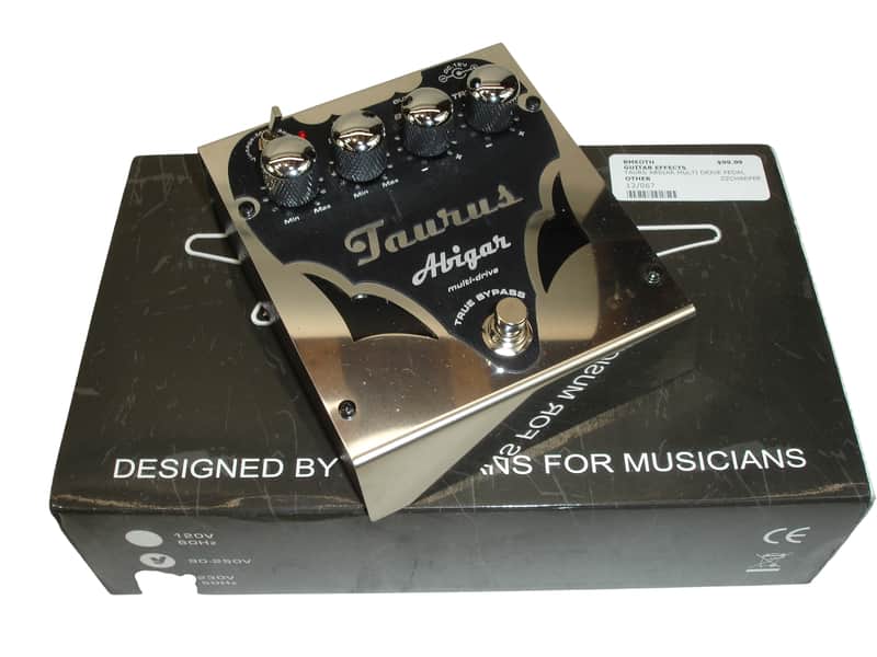 Taurus Abigar Mult-Drive SL Bass Guitar Effect Pedal, Silver Line w/ Box image 1