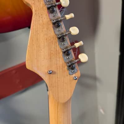 Teisco Et-110 made in Japan vintage clean electric guitar 60s/70s - Sunburst image 5