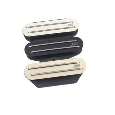 JBE Pickups aka Joe Barden Danny Gatton Telecaster Pickup Set WHITE Made in USA image 2