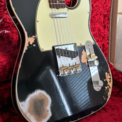 Fender Telecaster Custom shop 60s 2025 - Heavy Relic Black image 1