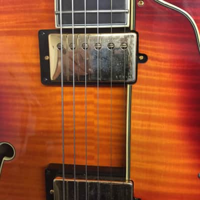 Ibanez AF155-AWB Artstar Standard 2012 Aged Whiskey Burst with OHSC image 16