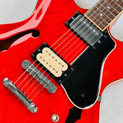 Yamaha SA-700 Super Axe 1977 - Transparent Red image 7