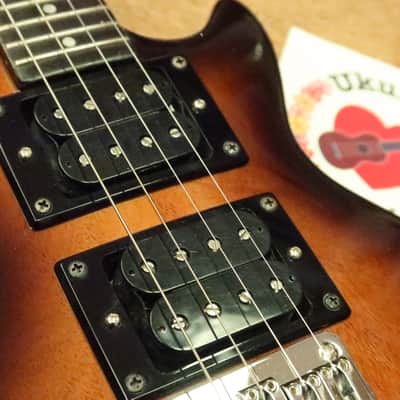 RISA Les Paul Tobacco Sunburst Electric Concert Ukulele #4974 image 9