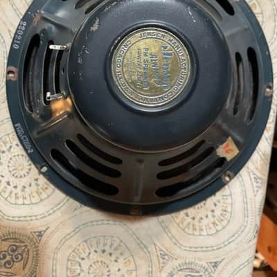 1952 Jensen P12Q 12" 40 Watt 8 Ohm Speaker W/Blue & Gold label Bell Cover image 1