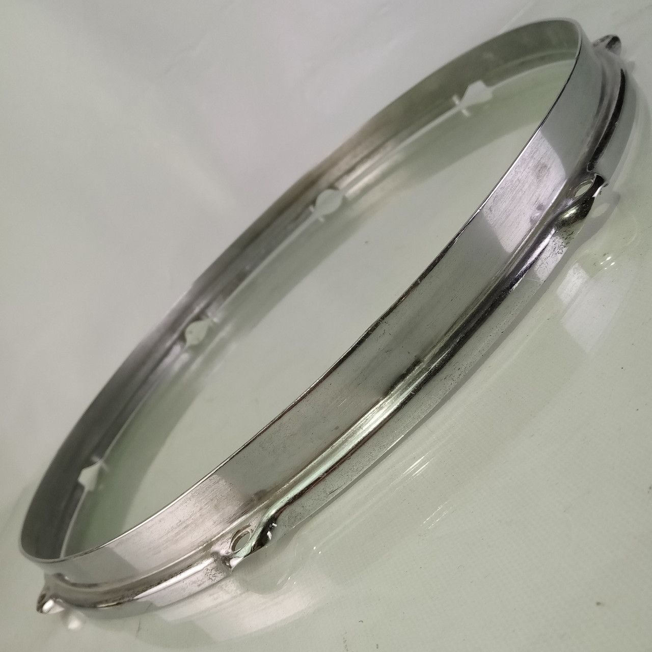 Gretsch 14"Broadkaster Stick-Chopper Brass Snare Drum/Floor Tom Rim/Hoop COB USA — main photograph
