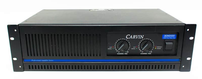 Carvin DCM2000 Stereo Power Amplifier 2000 Watt Rack Mount Amp