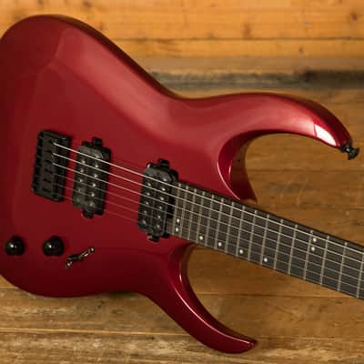 Jackson Misha Mansoor Signature Pro Plus Series Juggernaut HT6 - Ebony - Red Crystal image 5