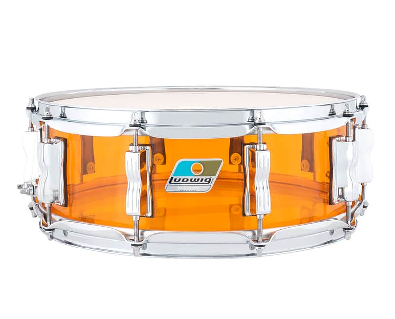 Ludwig Vistalite 5"x14" Snare Drum - Amber image 1