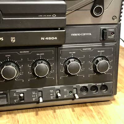 Philips N4504 Stereo Reel-to-Reel Tape Recorder Serviced & Tested image 3