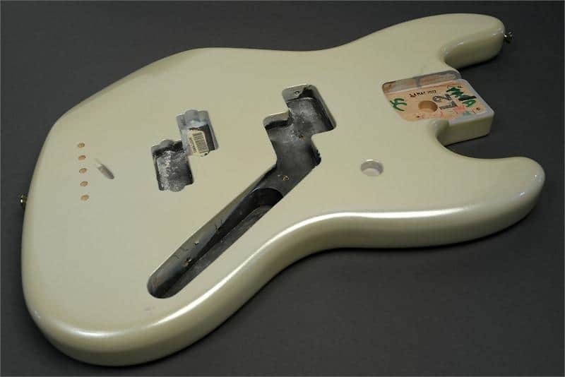 Fender Blacktop Jazz Bass White Chrome Pearl Body 0091714523 New 2012 image 1