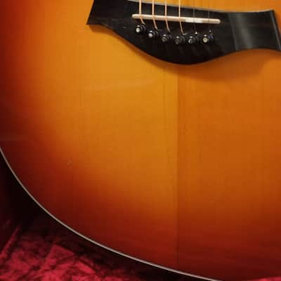 1996 Taylor 512-NG (Nanci Griffith Signature Model - RARE only 100 made) Cherry Sunburst, Florentine image 13