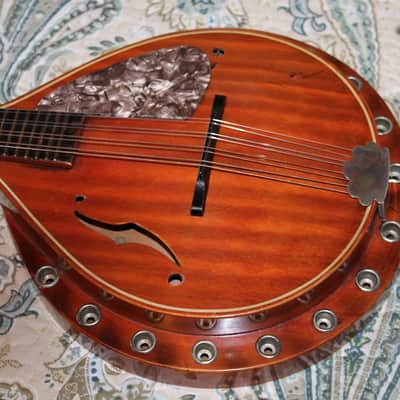 Marvel mandolin mahogany built in flamed wood resonator all in one must sell reduced price a lot image 2