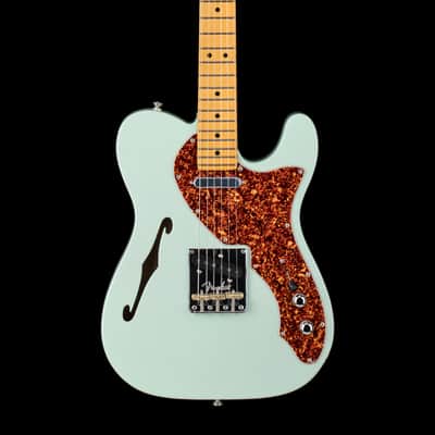 Mint Fender Limited Edition American Professional II Telecaster Thinline - Transparent Surf Green #25271 image 3