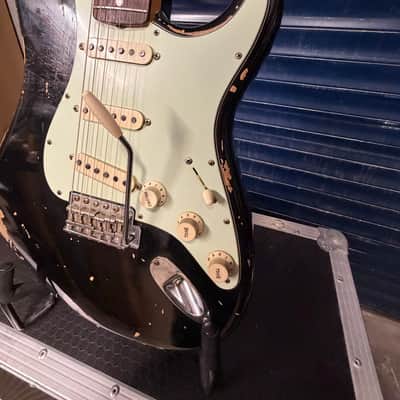 Fender Custom Shop Michael Landau '68 Stratocaster Relic 2013 - Present - Black image 3