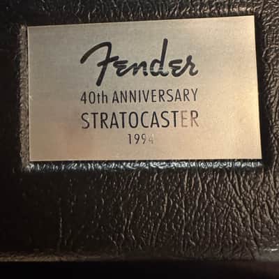 1994 40th Anniversary Limited Edition Stratocaster image 16