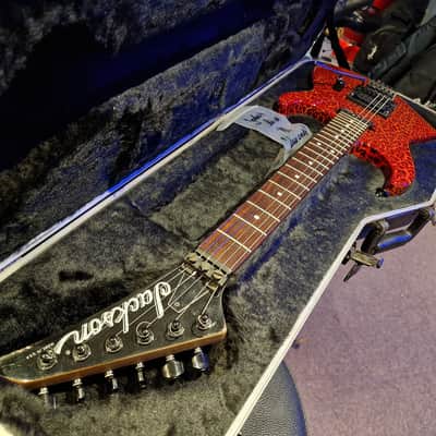 RARE 1988 Jackson USA Custom Shop Limited Edition Lava Crackle American Super Strat Pre-Fender Signed Guitar image 22
