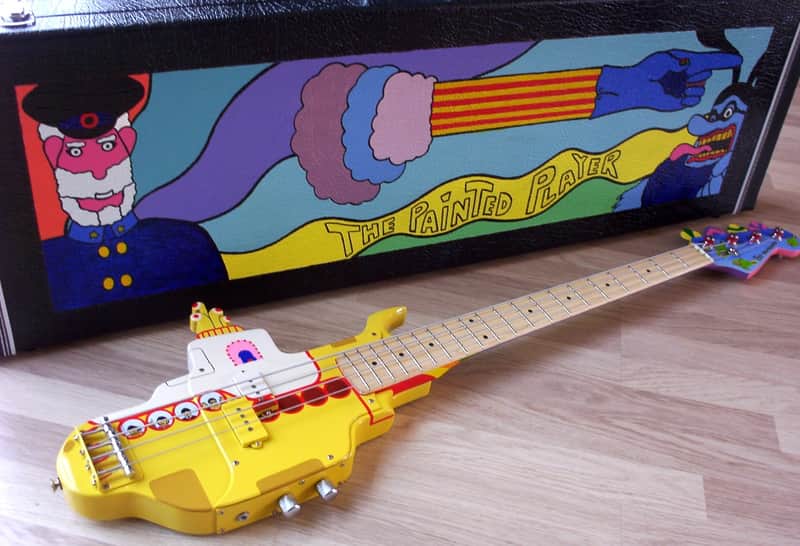 TPP "Beatles" Yellow Submarine Bass - Fender 57' Precision Custom Build image 1