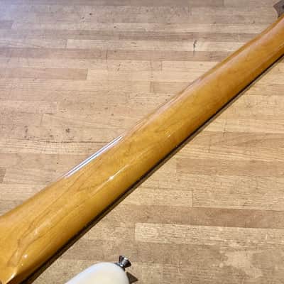 Fender Modern Player Jazz Bass V 2013 - Satin Olympic White image 7