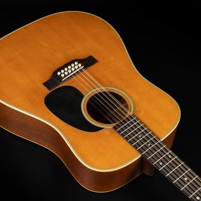 1973 Martin D12-28 - Natural | USA Vintage All Solid Iconic 12-String Dreadnought Acoustic Guitar David Gilmour Pink Floyd | Case image 8