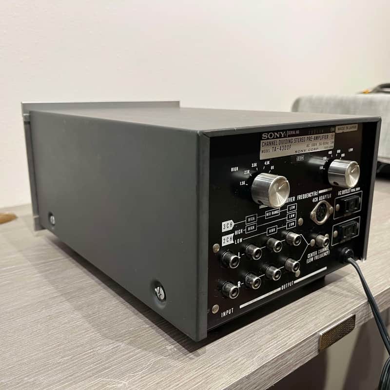 SONY ソニー TA-4300F チャンネル分割ステレオプリアンプ 清掃済み SONY ソニー TA-4300F チャンネル分割ステレオプリアンプ 清掃済み