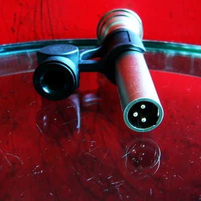 Vintage 1970's AKG D310 dynamic cardioid microphone Low Z w accessories # 1 D190E D1000E D330BT image 18