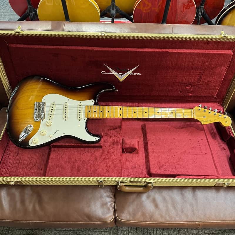 Fender 1956 Stratocaster Journeyman Relic / Wide Fade 2Tone Sunburst [3.46kg] 2023 image 1